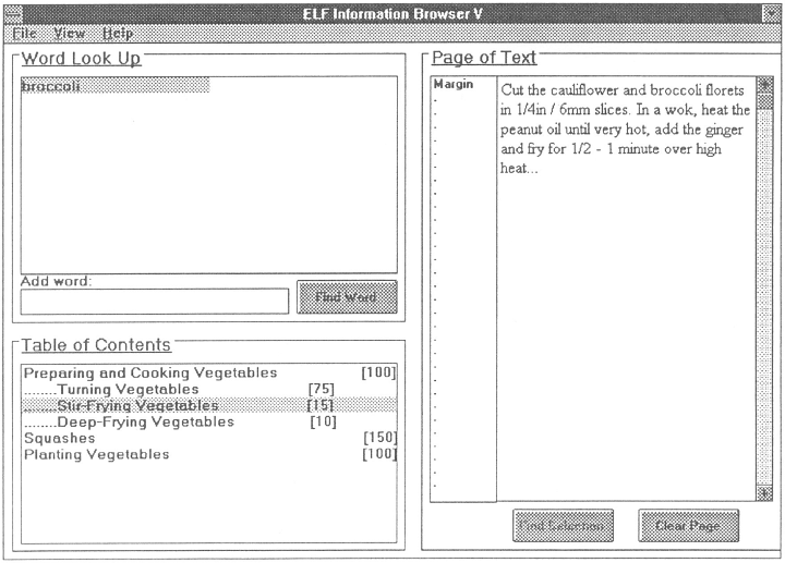 ELF SuperBook prototype version five after a search