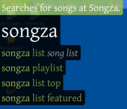Songza commands for Enso