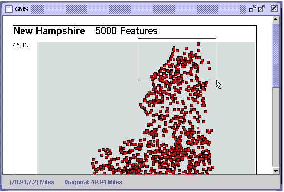 Selecting data points in the New Hampshire model